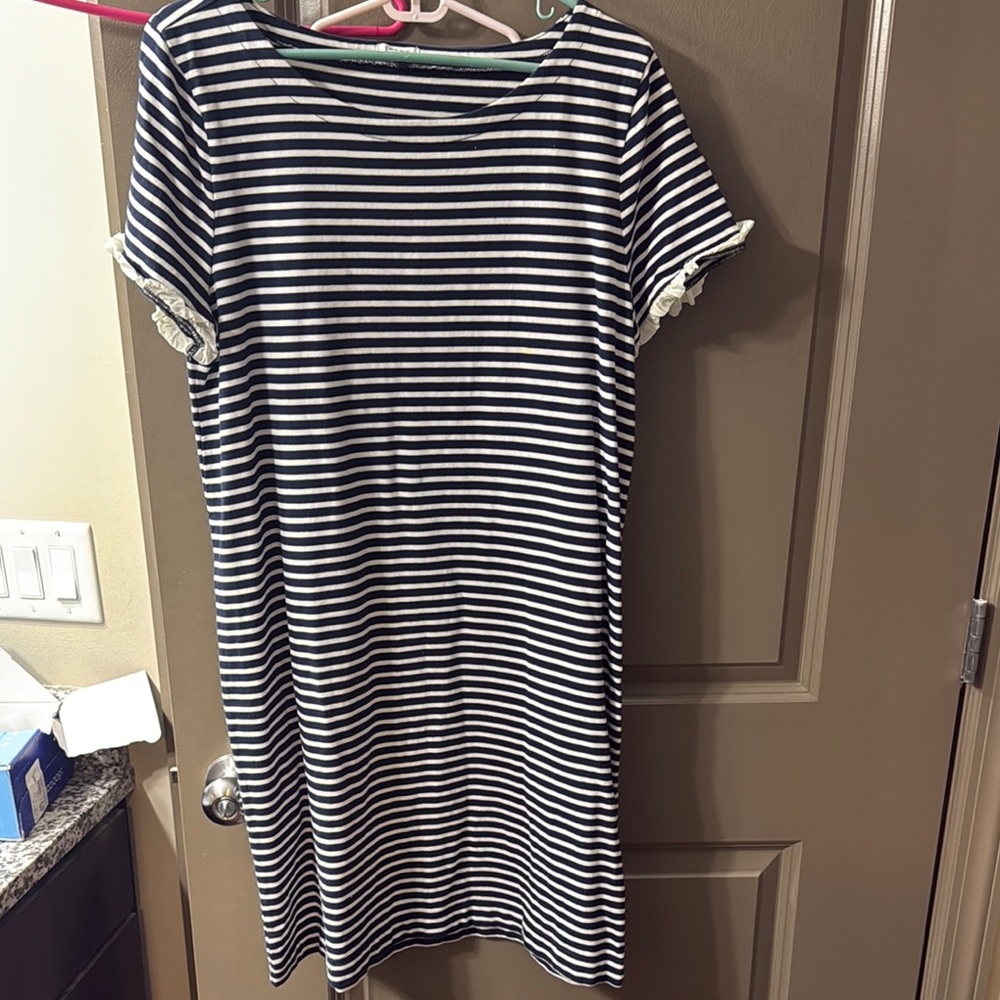 Striped Black and White Dress